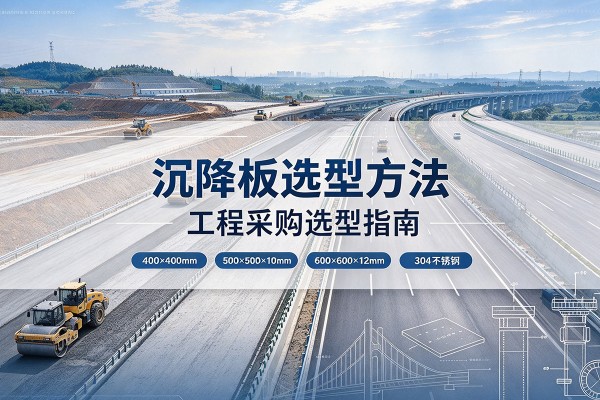 凉州沉降板选择方法