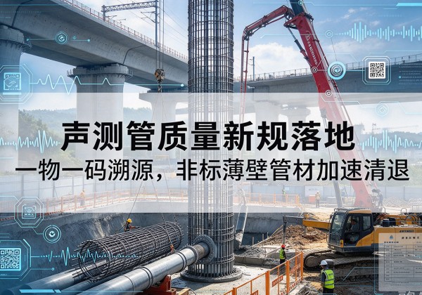凉州声测管质量新规落地，一物一码溯源，非标薄壁管材加速清退